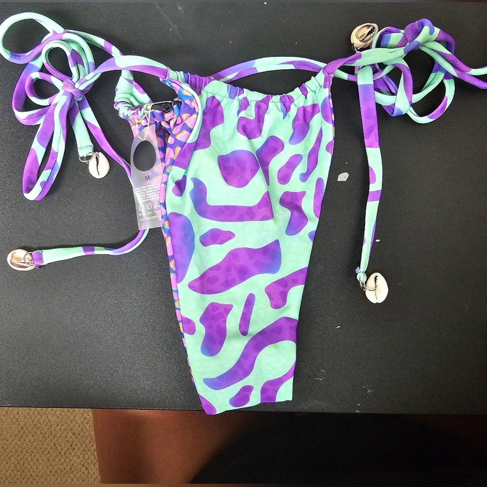 Moana bikini lil shrimp tie bottom